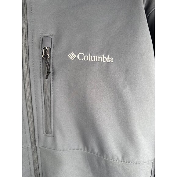 Columbia Men's Ascender Hooded Softshell Jacket (Graphite) Coat Size 1XL - Picture 8 of 11
